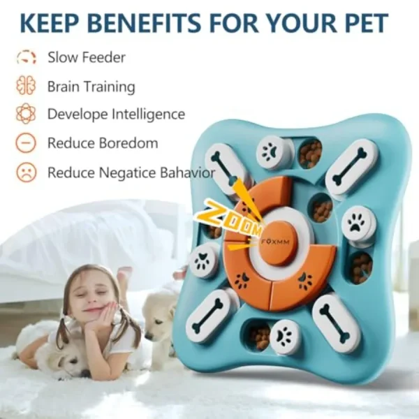Interactive Dog Treat Puzzle Toys for IQ Training and Mental Stimulating